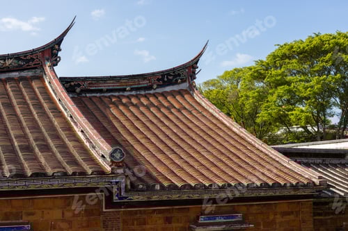 Preview: Traditional chinese architecture in the garden