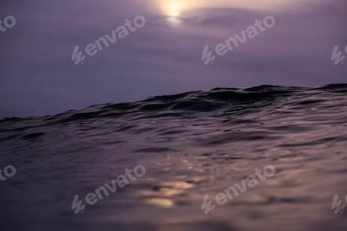Preview: Water wave and cloudy sky