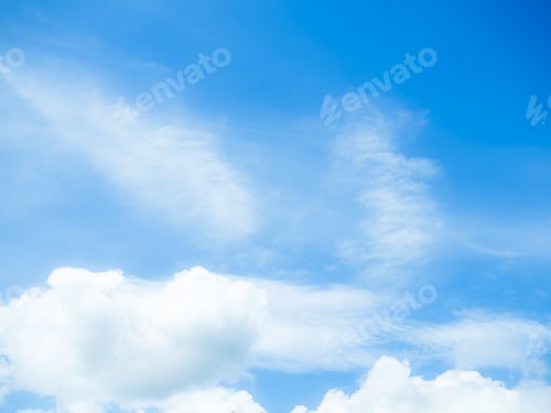 Preview: Sky Cloud Blue Background Cloudy Summer Clear Beauty Light White Texture