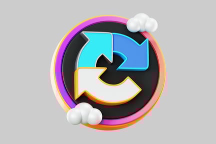 Preview: Cloud sync arrows icon