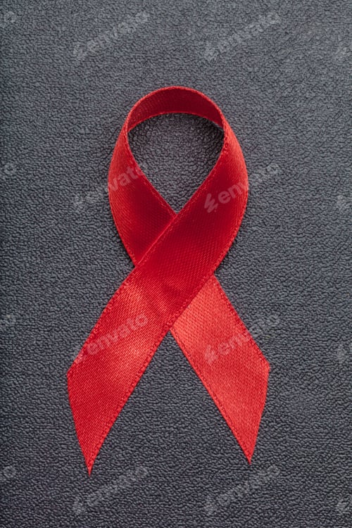 Preview: ribbon as symbol of aids awareness