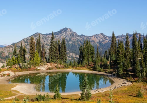 Preview: Mountains lake