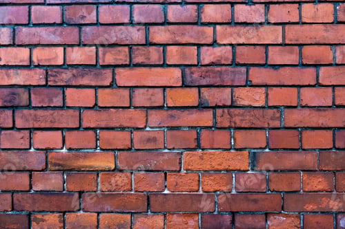 Preview: Red Brick Wall Texture Background Pattern