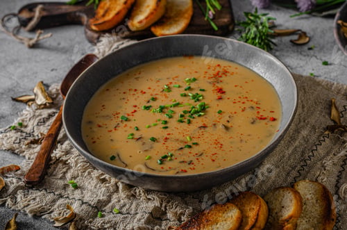 Preview: Fox mushrooms soup