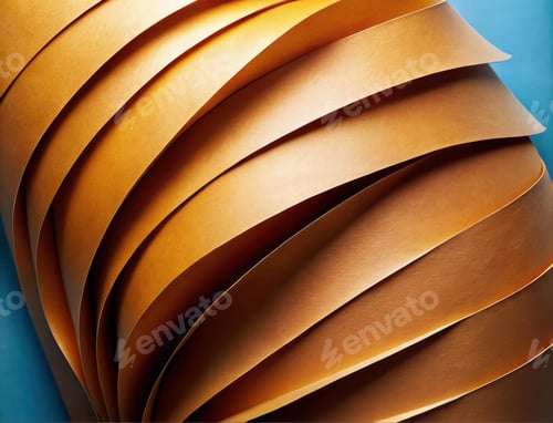 Preview: Intricate layers of golden paper create a stunning textured display