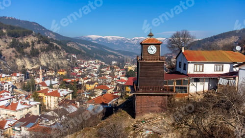 Preview: Mudurnu historic clock tower in Bolu, Turkey