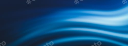 Preview: Glowing abstract light blue wave on dark blue background grainy texture banner poster header design
