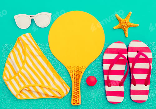 Preview: Beach Time. Beach badminton. Vacation party vibes