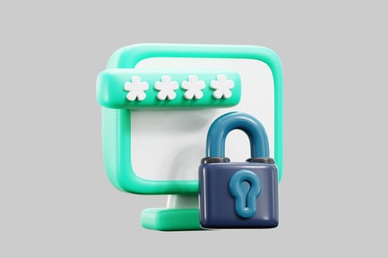 Preview: Computer security cartoon graphic