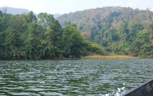 Preview: The river and mountain views from a long tail boat