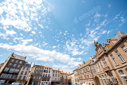 Preview: Buildings in saint Flour town, France