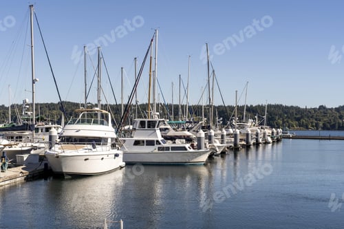 Preview: Sailing ships in Museum Harbor of Kappeln, Germany