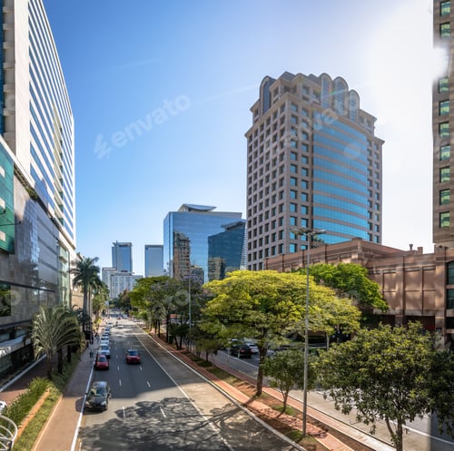 Preview: Buildings at Morumbi neighborhood in Sao Paulo financial district - Sao Paulo, Brazil