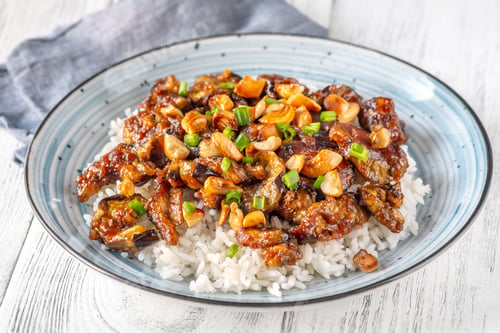 Preview: Gochujang eggplant rice