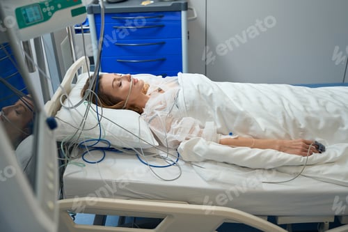 Preview: Woman recovering in intensive care in hospital