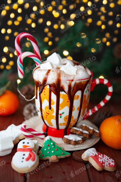 Preview: Hot chocolate with marshmallows