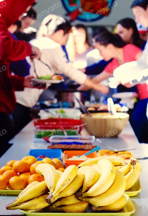 Preview: Potluck party goers