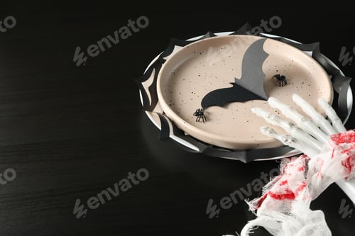 Preview: Helloween table setting, a Helloween holiday concept