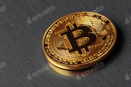 Preview: bitcoin on dark background