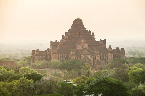 Preview: Dhammayangyi Temple at sunrise, Temples of Bagan (Pagan), Myanmar (Burma)