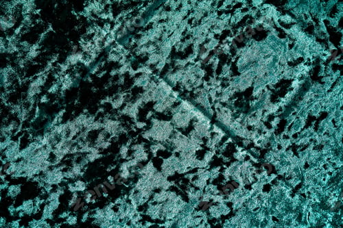 Preview: Snowflake shaped confetti on green velvet. Christmas background.