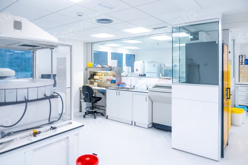 Preview: Innovative modern laboratory research room in a hospital