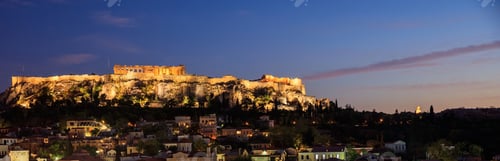 Preview: Athens, Greece. Acropolis rock and Plaka