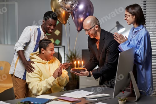 Preview: Birthday Surprise in Office