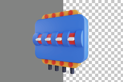 Preview: MCB Switch 3D Icon