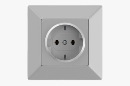 Preview: Recessed Euro Wall Socket