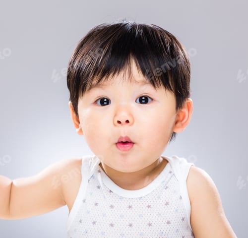 Preview: Baby boy feeling surprise