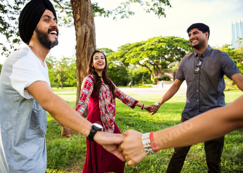 Preview: Indian Ethnicity People Interacting Concept