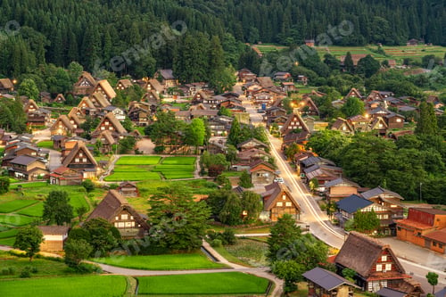 Preview: Ogimachi, Japan in Shirakawa-go