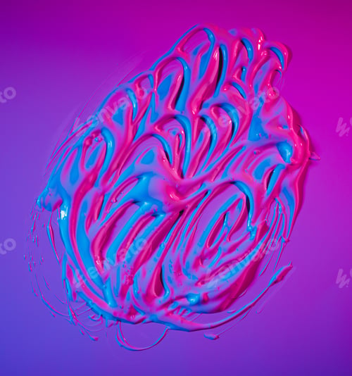 Preview: Puddle of neon paint