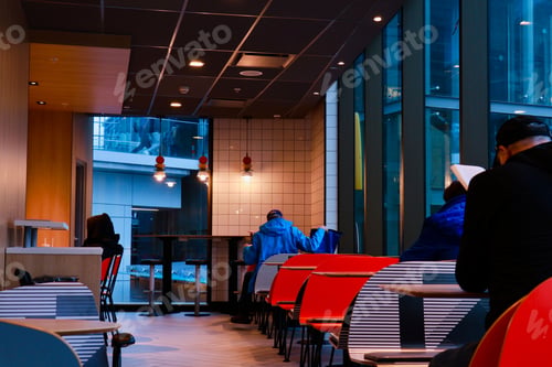Preview: Dining inside a cozy restaurant