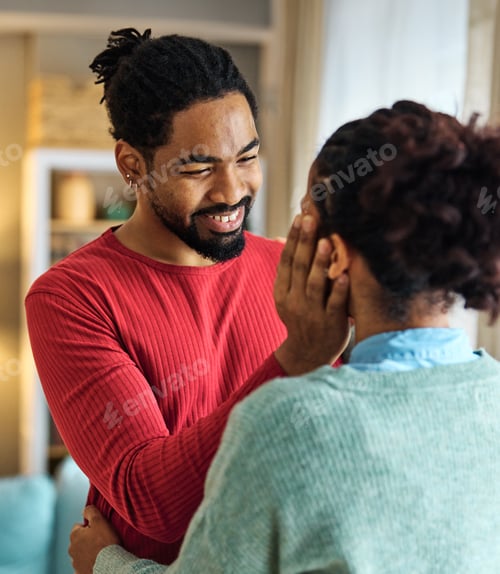 Preview: Young African American Family at Home