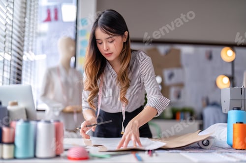 Preview: Young professional clothes fashion textile creative thinking designer