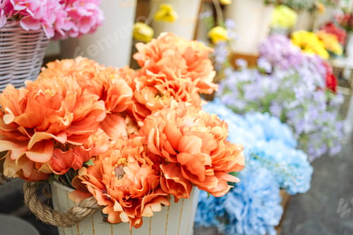 Preview: beautiful bouquet of flowers in a vase