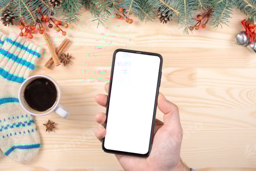 Preview: smartphone, mockup, telephone, touching, mobile phone