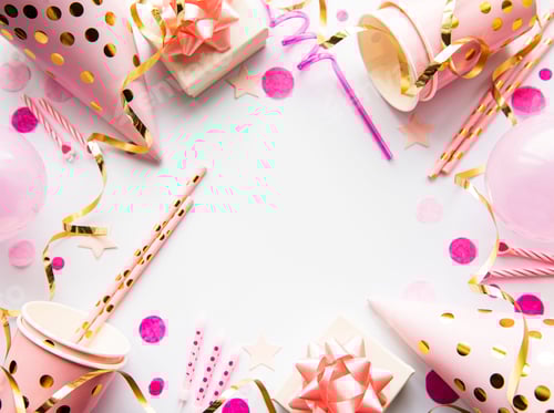 Visualização: Fundo de feliz aniversário ou festa