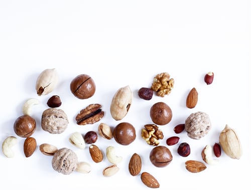 Preview: assortment of various nuts for a healthy diet