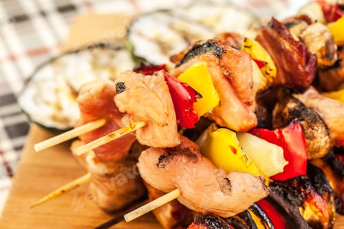 Preview: Grilling shashlik.