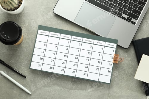 Preview: Concept of event planning and work planning, top view