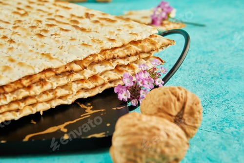Preview: Pesach celebration concept - jewish Passover holiday.