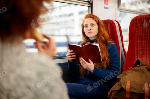 Preview: Friends on train, London