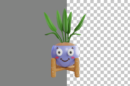 Preview: Cute Plant 3D Icon