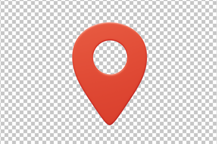 Preview: Levitating Location Pin 3D Icon