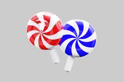 Preview: Swirled candy lollipops