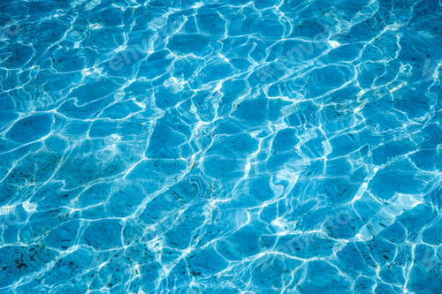 Preview: Blue ripped water in swimming the pool