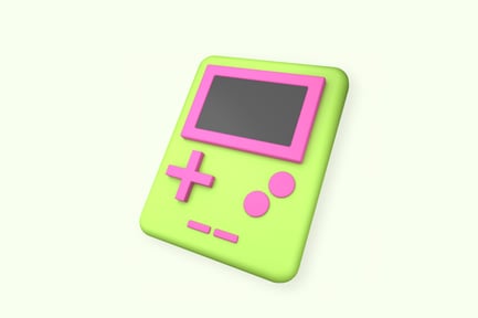 Preview: Game Console Colorful 3D Illustration